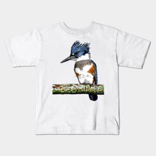 BELTED KINGFISHER Kids T-Shirt